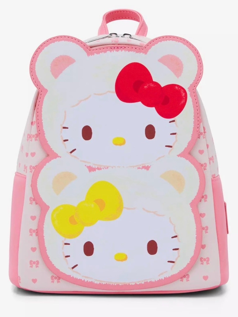 New w/Tags Loungefly Hello Kitty & Mimmy White Teddy Bear Mini Backpack